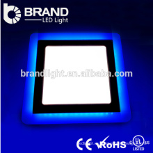 Doble color, luz azul del panel del LED del lado, luz cuadrada azul del panel del LED 12 + 4W